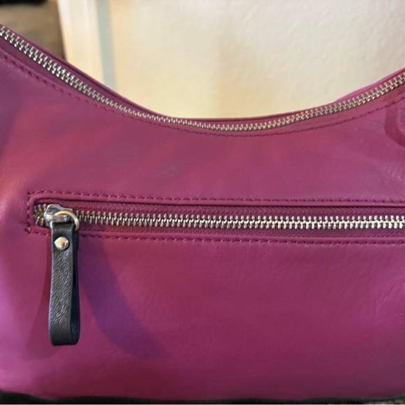 Elegant Purple and Black Mary Norton Women's Bag - Picture 4 of 6